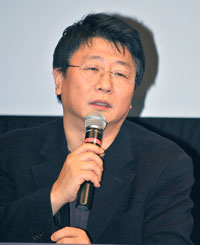クァク・キョンテク監督　撮影：樋口美和