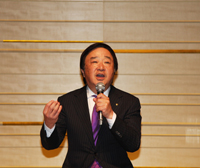 「銀座の新しいスポットとして親しんでもらいたいです」と期待を込めるヤマハ(株)代表取締役社長・梅村充