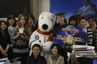 ぴあを訪れたスヌーピー