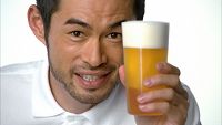 『キリン一番搾り』TVCMカット画像　イチロー