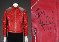 MICHAEL JACKSON SIGNED BEAT IT JACKET