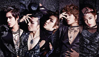 RAINの後輩・MBLAQ　左からスンホ、ジオ、ジュン、ミル、チョンドゥン