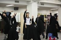 ミュージカル『エリザベート』帝国劇場稽古場での稽古の様子