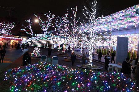 「ジュエルミネーション」の園内風景