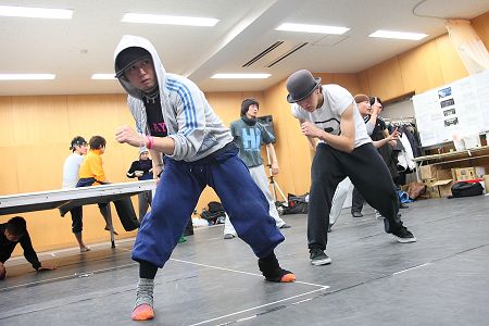 稽古場より。撮影：星野洋介