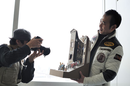 インタビューの様子