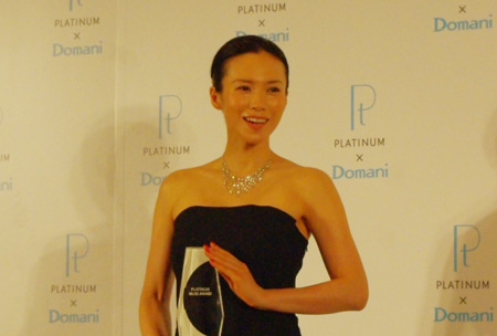 「第3回 プラチナ・ミューズ アワード」より。中谷美紀