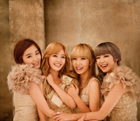 Secret　左からソナ、ジウン、ジンガー、ヒョソン