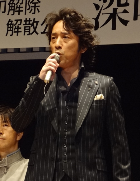 第三舞台　封印解除＆解散公演『深呼吸する惑星』会見より　筧利夫