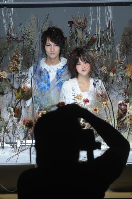 『有毒少年』チラシ撮影現場より　撮影：源　賀津己