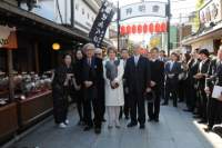 初春新派『東京物語』のお練りと成功祈願