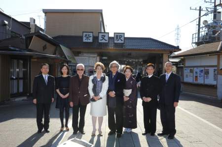 初春新派『東京物語』のお練りと成功祈願
