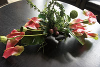 志穂美悦子のフラワーアレンジメント作品