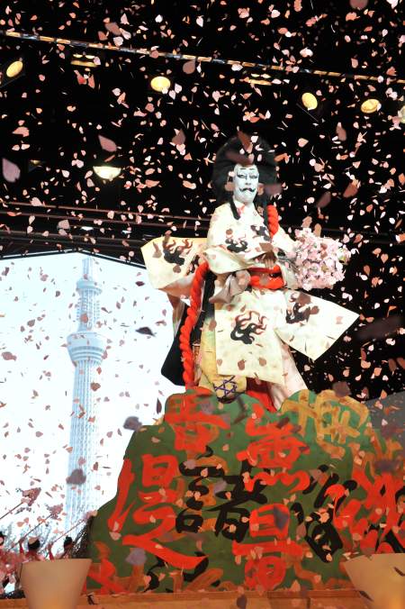 『法界坊』舞台より：中村勘三郎