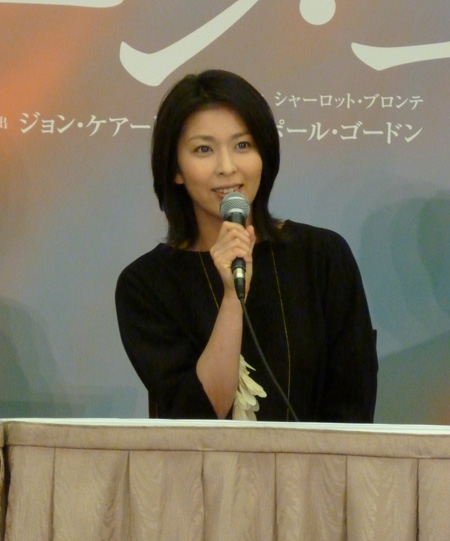 『ジェーン・エア』会見より　(松たか子)