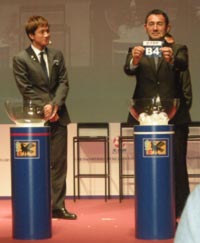 写真左から、福西崇史、長谷川健太