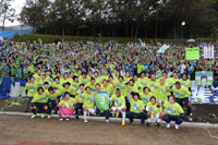 J2リーグ戦2位となり、J1昇格を果たした湘南ベルマーレの面々　　(c)SHONAN BELLMARE