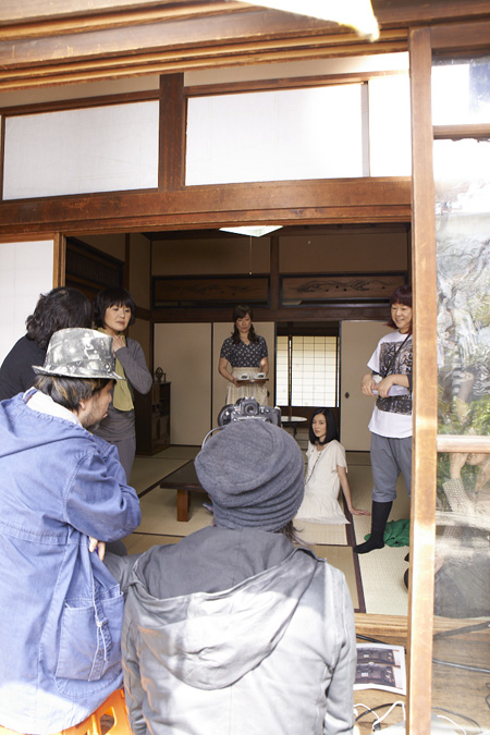 イメージビジュアル撮影現場より　　撮影：吉田 孝幸