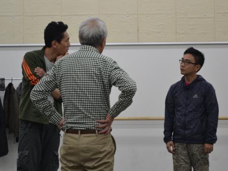 左から松重豊、松本雄吉、八嶋智人
