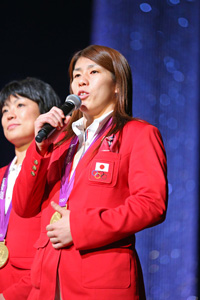 吉田沙保里　写真：アフロスポーツ