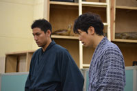 舞台『非常の人　何ぞ非常に～奇譚・平賀源内と杉田玄白～』稽古場より