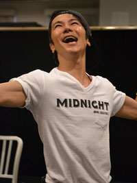 公開稽古より。武田真治