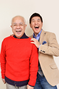小堺一機と関根勤　　撮影：源 賀津己