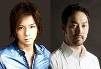 左から、松岡充、福井晶一