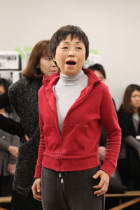 公開稽古より。クミコ