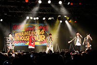 初のライブハウスツアーをスタートさせたMYNAME　撮影：韓流ぴあ