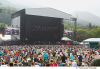 FUJI ROCK FESTIVAL '13の模様　Photo by Yasuyuki Kasagi
