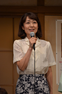 長野里美。あゆみの母、小磯よりえ役