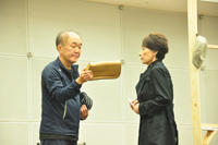 新国立劇場演劇『ご臨終』稽古場より