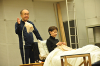 新国立劇場演劇『ご臨終』稽古場より