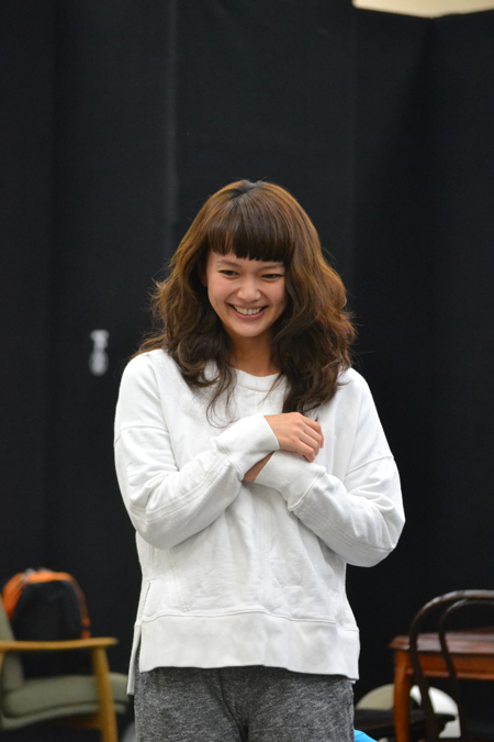 稽古場より。多部未華子