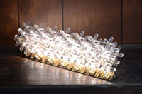 シャンデリアを加工したラインベースライト