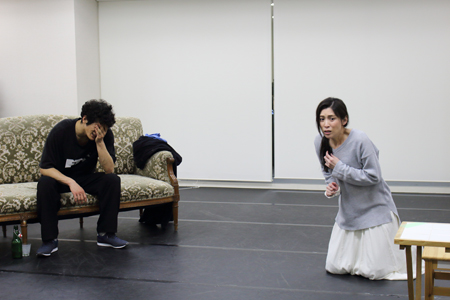 舞台『令嬢と召使』稽古場より