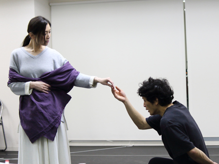 舞台『令嬢と召使』稽古場より