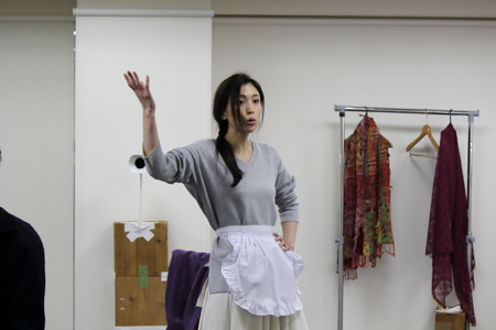 舞台『令嬢と召使』稽古場より