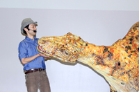 恐竜くんとアウストラロヴェナトルのパペット