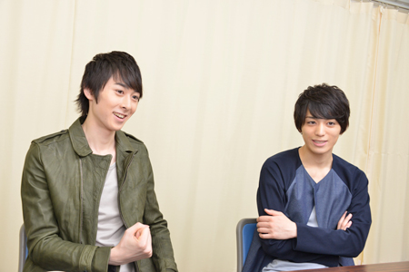 左から、田中涼星、佐奈宏紀　　撮影：源賀津己