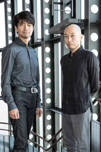 (画像左から）仲村トオル、前川知大 撮影：白井由香里