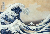 冨嶽三十六景-神奈川沖浪裏　所蔵:すみだ北斎美術館