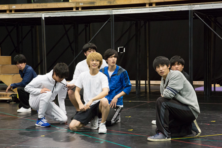 Live Performance Stage「チア男子!!」稽古場より　撮影：石阪大輔