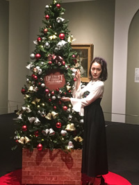 『デトロイト美術館展～大西洋を渡ったヨーロッパの名画たち～』のクリスマス・ナイトミュージアム開催セレモニーに出席した吉岡里帆