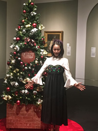 『デトロイト美術館展～大西洋を渡ったヨーロッパの名画たち～』のクリスマス・ナイトミュージアム開催セレモニーに出席した吉岡里帆