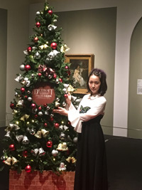 『デトロイト美術館展～大西洋を渡ったヨーロッパの名画たち～』のクリスマス・ナイトミュージアム開催セレモニーに出席した吉岡里帆
