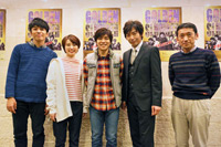 （画像左から）山崎彬、渡邊安理、畑中智行、岡田達也、成井豊　