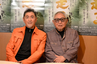 左から、中村龍史、倉本聰