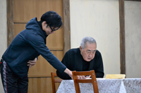 舞台『さくら色 オカンの嫁入り』稽古場より